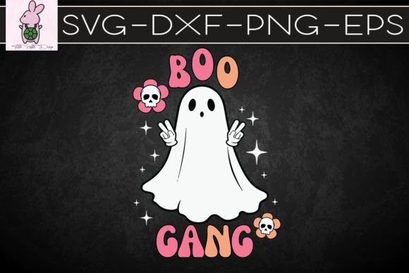 Boo Gang Halloween Horror SVG: Graphics for Crafts