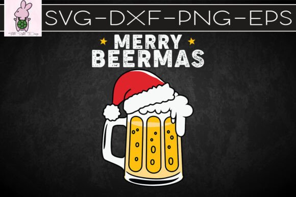 Christmas Beer Merry Beerstmas SVG: Crafts & Graphics