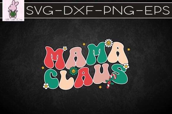 Christmas Mama Claus PNG Cute SVG Graphics