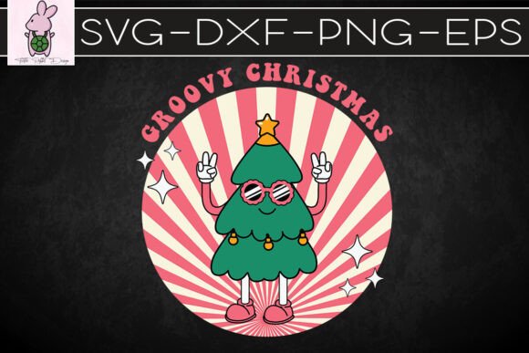 Groovy Christmas Groovy Tree SVG: Graphics & Crafts Asset Review