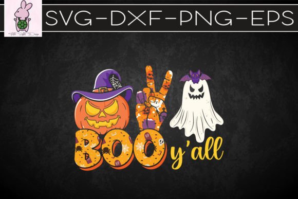 Halloween Boo Y all Graphics for Crafts