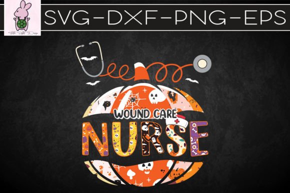 Halloween Pumpkin Wound Care Nurse Graphics
