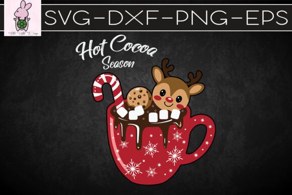 Hot Cocoa Season Christmas SVG: Graphics for Crafts & Content