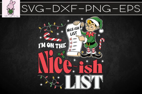 I’m on the Nice Ish List: Cute Xmas Graphics for Crafts