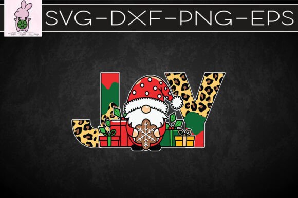 Joy Merry Christmas with Gnome SVG: Graphics for Crafts