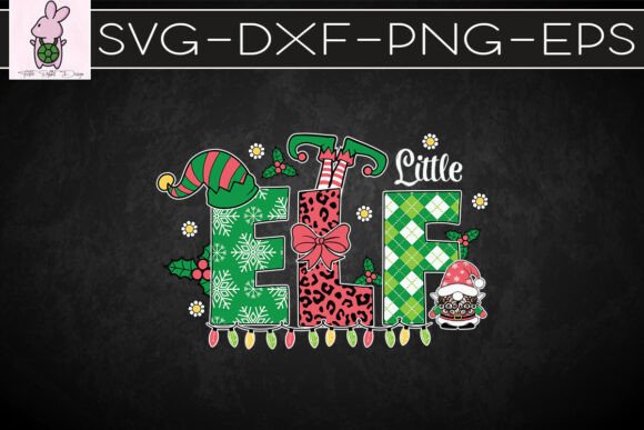 Little Elf Merry Christmas SVG: Crafts & Graphics