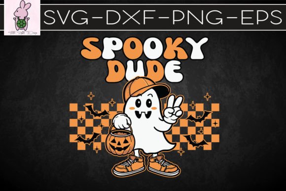 Spooky Dude Halloween Funny Boo SVG: Graphics for Crafts
